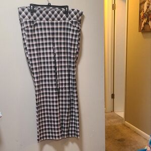 Torrid Black and White Jumpsuit Classic Checkered Design